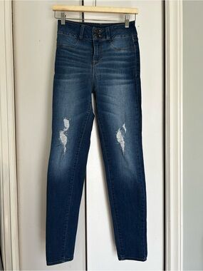Women’s High-Rise PushUp Jegging - Dark Blue